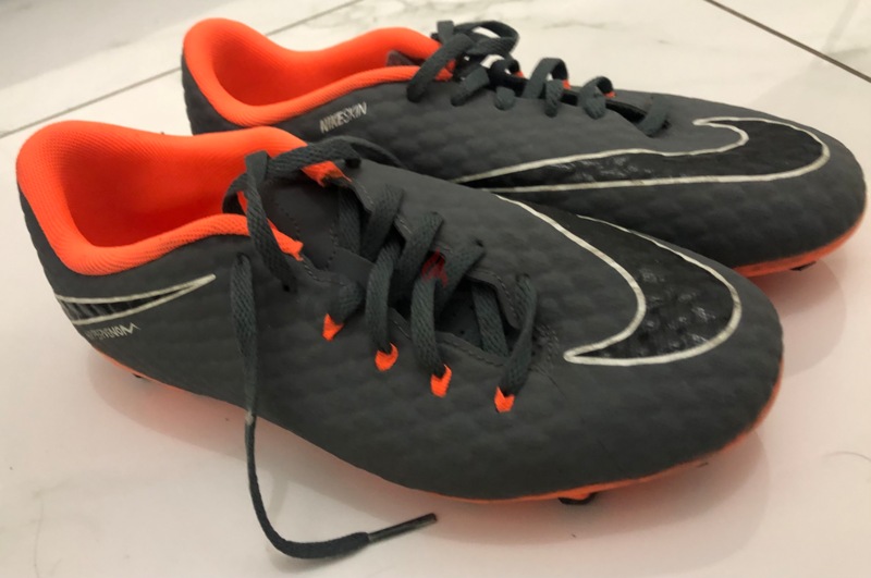 Kids hypervenom football on sale boots