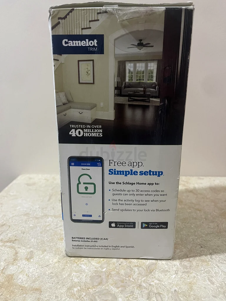 قفل المنزل الذكي Schlage BE479AA CAM 71663262937632514111