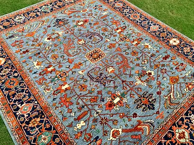 240 x 300 cm | New Handmade Persian Carpet Bidjar Safavid