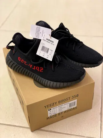 Brand New Authentic Yeezy (Black/Red) Boost V2 For Sale