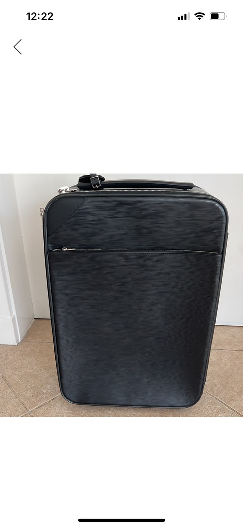 Louis Vuitton Suitcase Luggage M23312 Pegas 55 Taiga Black used