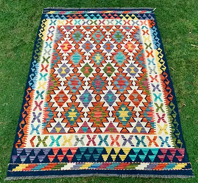 125 x 185 cm | New Handmade Turkmen Kilim Fine