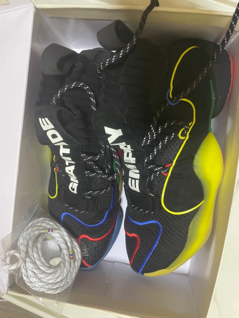 Adidas LVL x Crazy BYW Shoes Pharell Williams Gratitude Empathy Sz