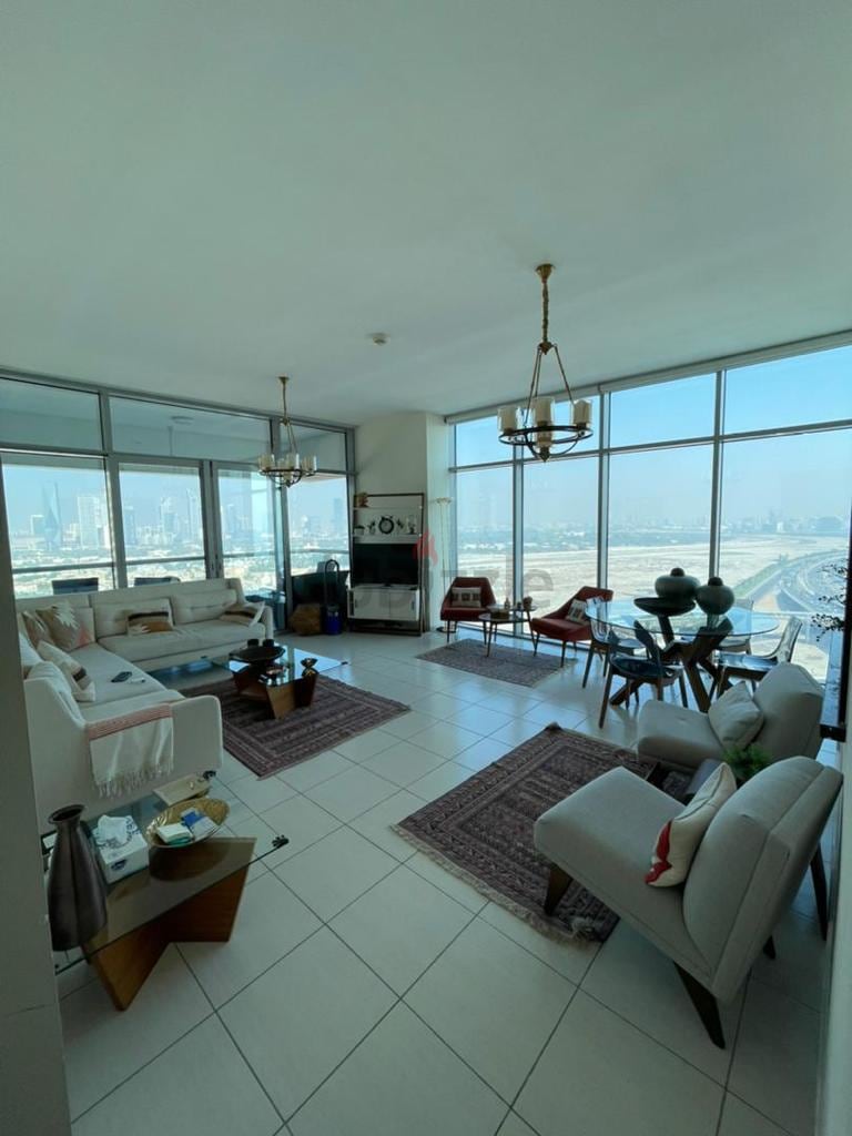 Furnished | Spacious 3 Bedroom + Study! Burj Khalifa View Canal View! High Floor