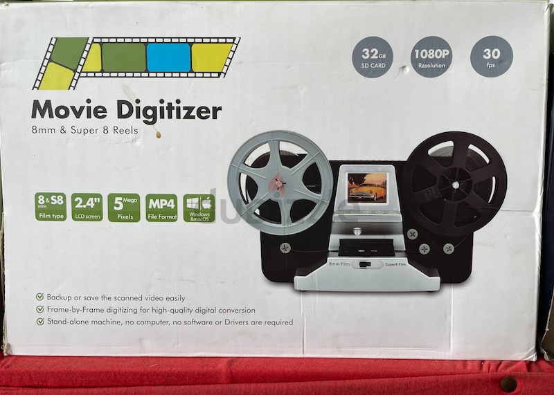 Film Scanner 53 Reel 8mm Super 8 Roll Digital Video