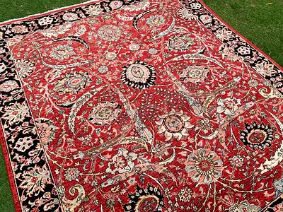 240 x 300 cm | New Handmade Beautiful Sickle Leaf Carpet Fine