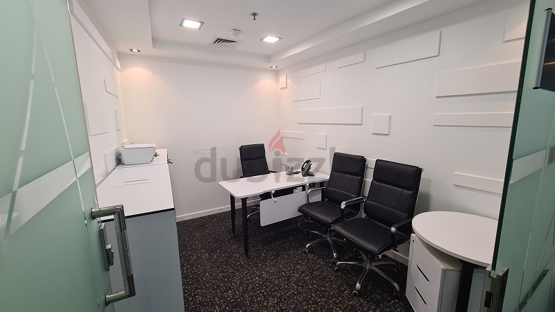 Nice And Convenient Fully-fitted Office Space Starting Aed. 2,000/- Monthly