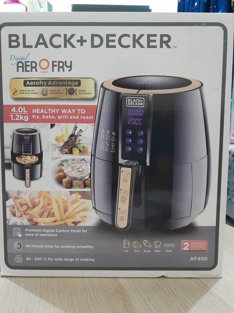 BLACK+DECKER AIR FRYER BLACK+DECKER AIR FRYER 4L AF400