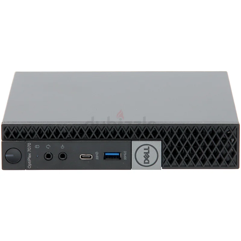 جهاز Dell OptiPlex 7070 صغير بمعالج CORE i5 من الجيل التاسع - وسعة 512 جيجابايت من نوع NVME SSD - وذاكرة وصول عشوائي DDR4 بسعة 16 جيجابايت - نظام التشغيل ويندوز 10 برو63257122142081113