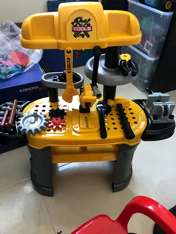 Tool Bench Workbench Play Set Tool Box for Boys