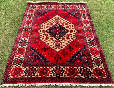 150 x 200 cm | New Handmade Fine Turkmen Biljik Carpet