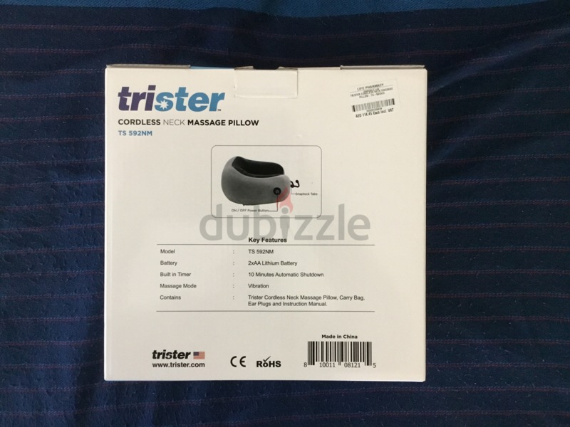 Trister Cordless Neck Massage Pillow TS-592NM - Trister