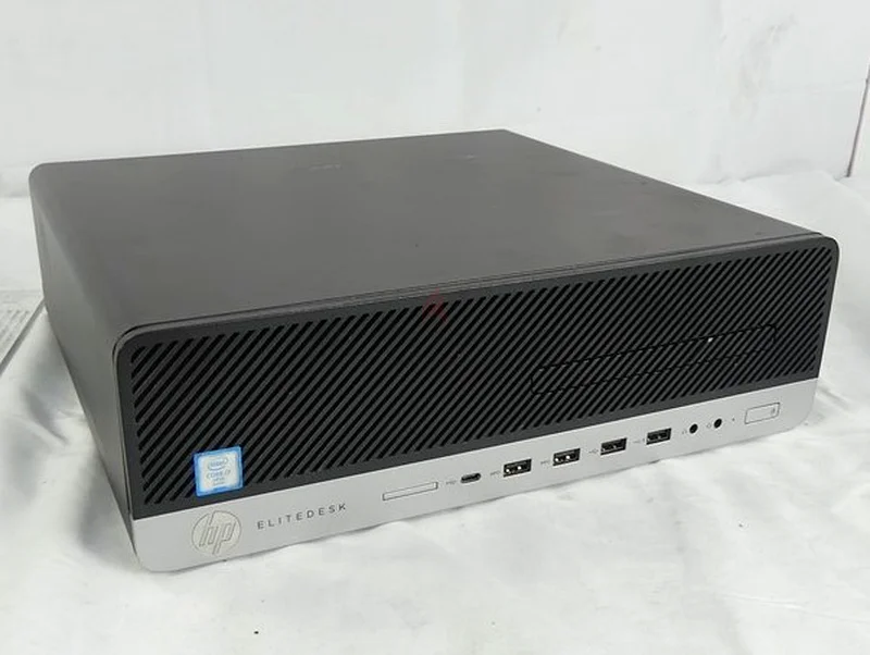 جهاز HP ELITE DESK 800 G3 من الجيل السابع، بتصميم SFF، معالج إنتل كور i5-7500، سعة تخزين 256 جيجابايت SSD + 1 تيرابايت HDD، ذاكرة وصول عشوائي 16 جيجابايت DDR4، نظام التشغيل ويندوز 10 برو 64 بت63254493501570111