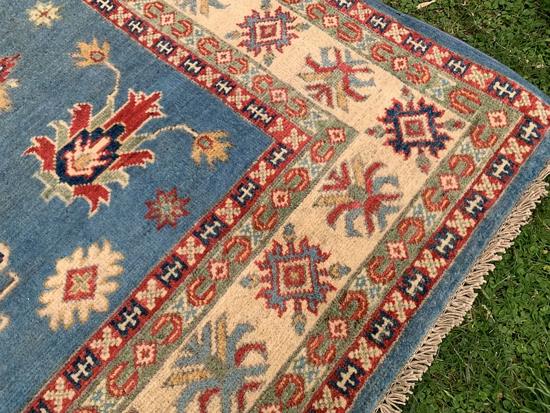150 × 200 سم | سجادة كازاك يدوية الصنع جديدة وجميلة63185760942979113