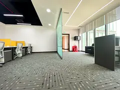 Modern Office With Amazing Skyline View