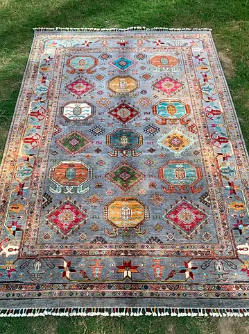 171 x 242 cm | New Handmade Beautiful Waziri Carpet