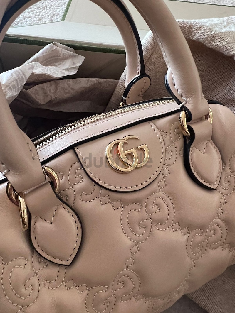 Gucci Soft Signature Leather Top Handle Bag