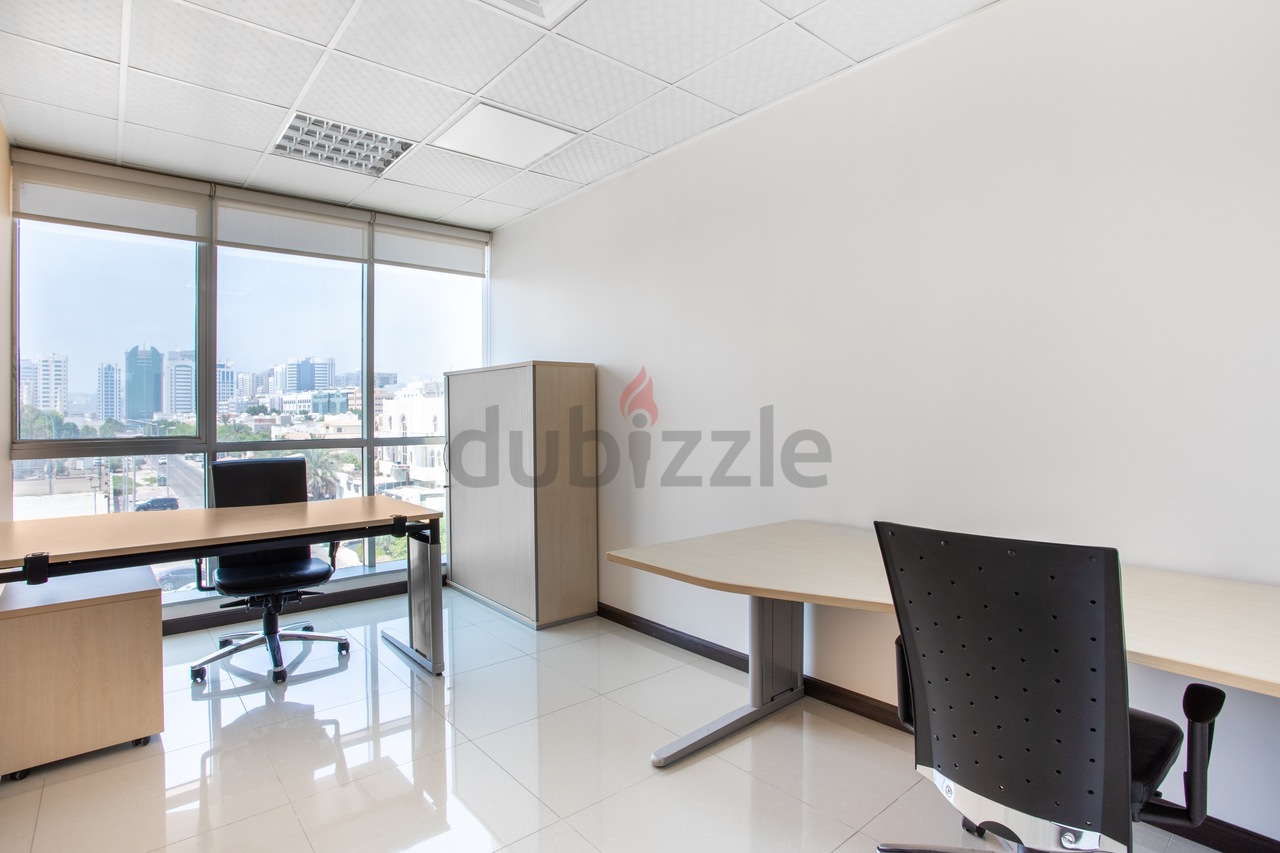 Find Office Space In Abu Dhabi, Al Arjan For 2 Persons With Everything Taken Care Of