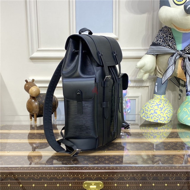 Louis Vuitton Christopher Backpack EPI Black - M50159