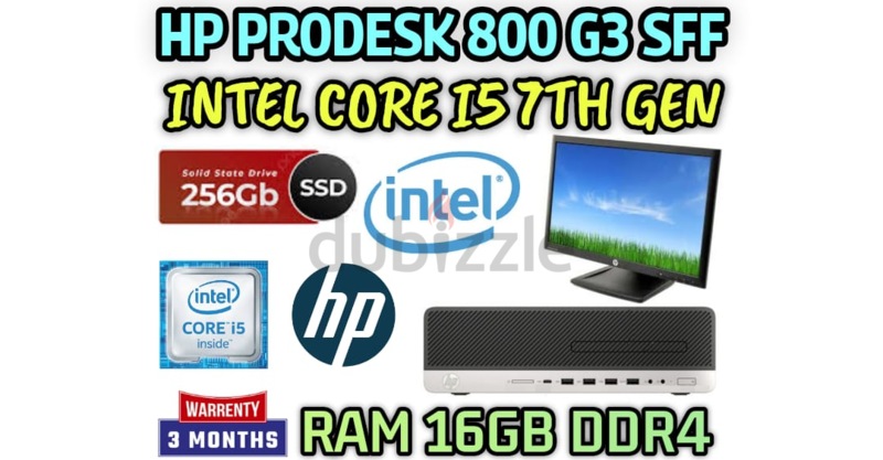 HP PRODESK 800 G3 SFF PC INTEL CORE I5 (7TH GENERATION) RAM 16GB