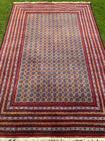 3x2m | New Handmade Khuaja Roshnai Turkmen Carpet