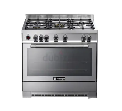 Tecnogas 90 X 60 Cm 5 Burners Gas Cooker, Steel ? N1X96G5VC 10 months Old FREE DELEVERY +WARRENTY