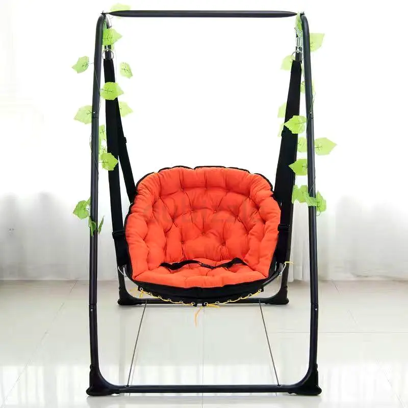 Indoor Or Outdoor Hanging Swing With Frame Hammock Chair For