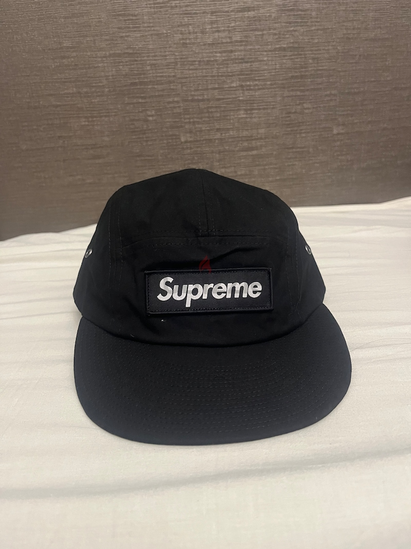 Supreme Waxed Cotton Camp Cap Black FW23 | dubizzle