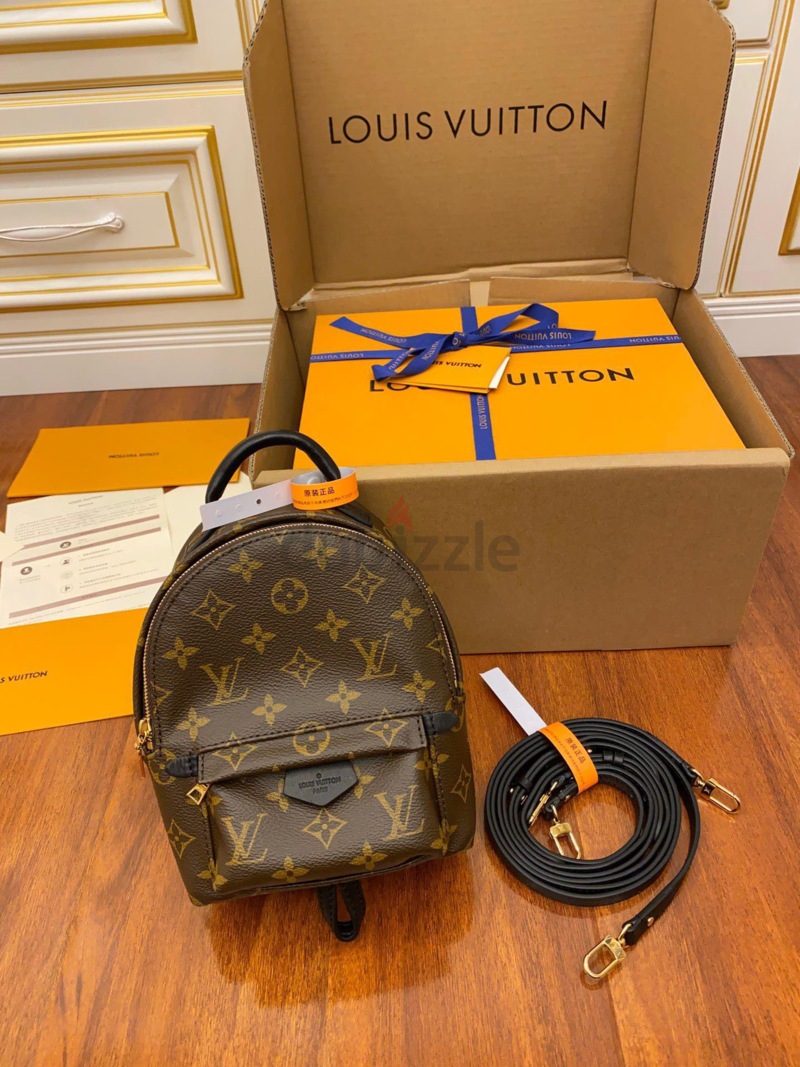 Louis Vuitton Black & Orange Taurillon Leather Monogram Christopher Backpack