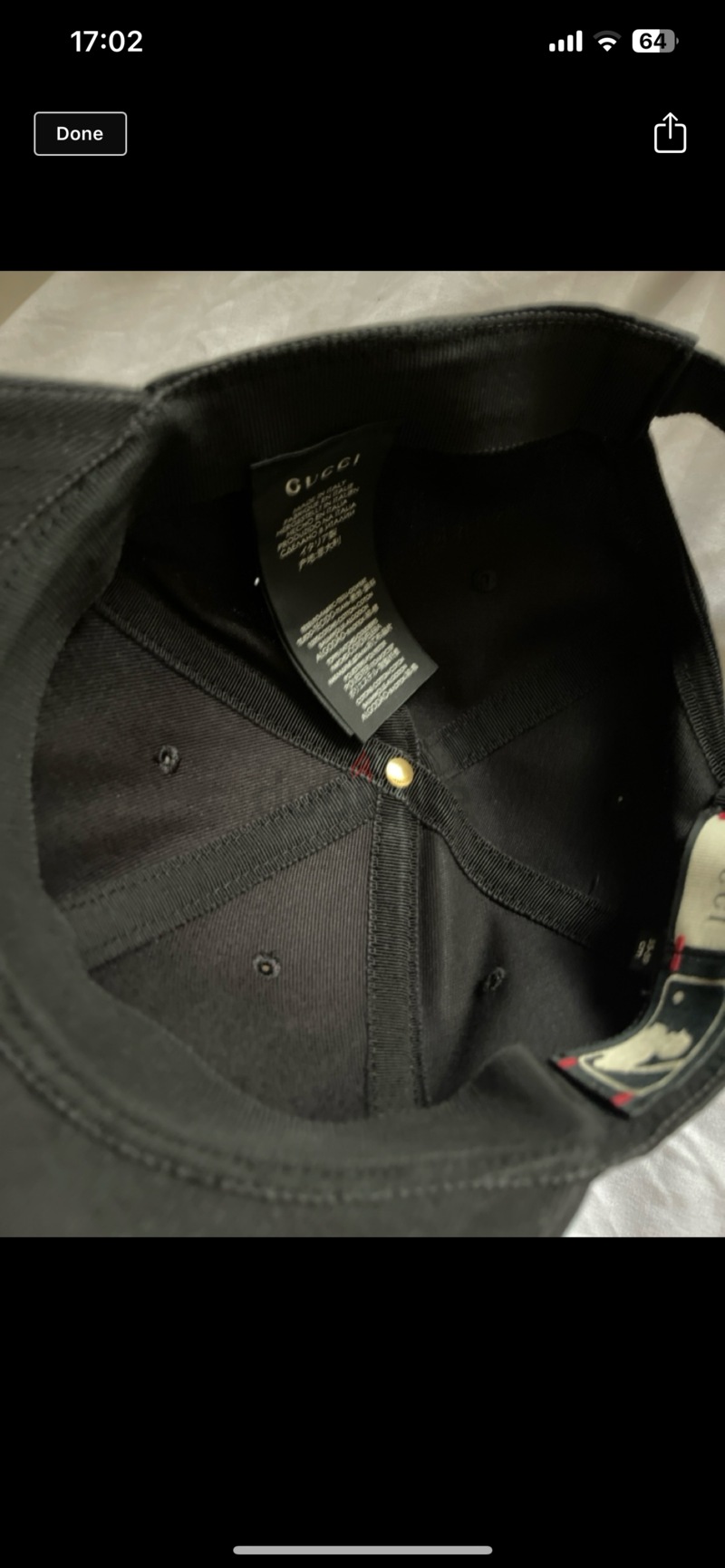 Gucci Cap Yankees collaboration cap USED Very good