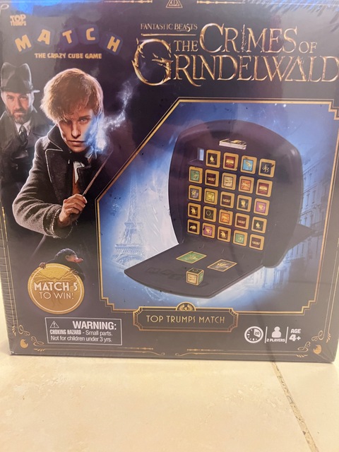 Fantastic Beasts Top Trumps Match Board Game The Crazy Cube Game