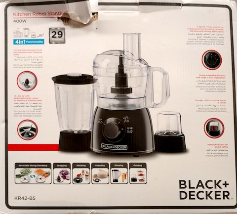 Black & Decker Food Processor KR42-B5 400W With Blender Online at