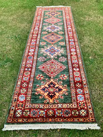 184 x 60 cm | New Handmade Super Kazak Runner Carpet