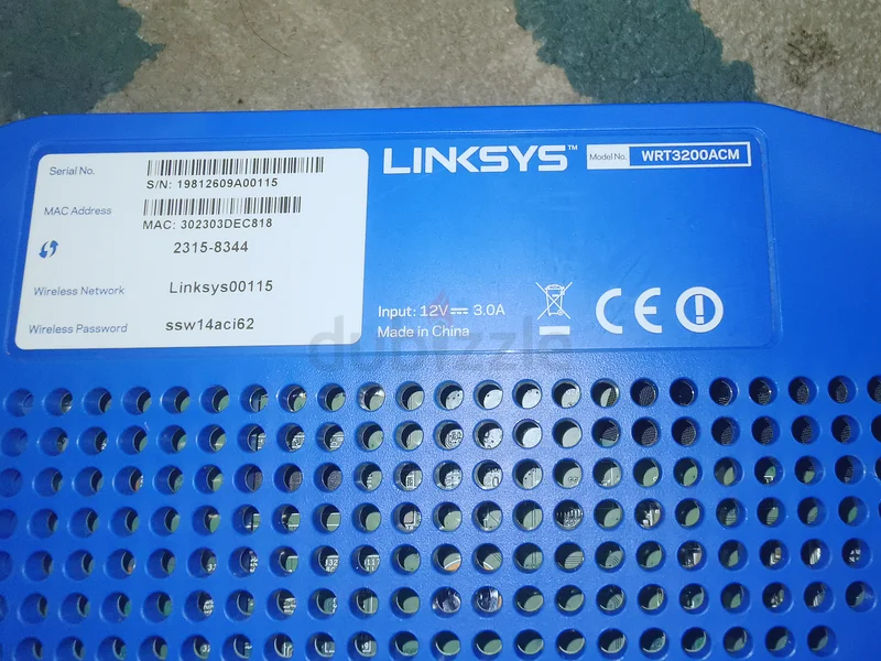 LINKSYS ROUTER WRT320063168984564994113