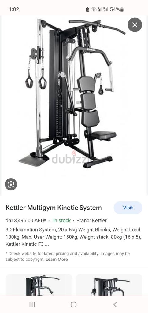 Banc musculation Kettler Exercises weigh bench Multi fonction 