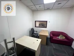 100 Sft Fully Furnished Office With Free Dewa, Chiller Internet