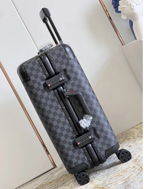 LV x YK Horizon 55 Polka Dot Suitcase