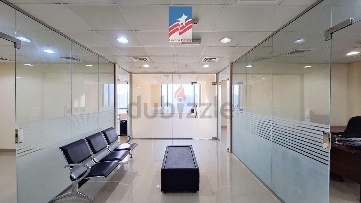 7 Glass Room / Large Fitted Office / Vacant/ Office Available For Sale In Prime Business Center J