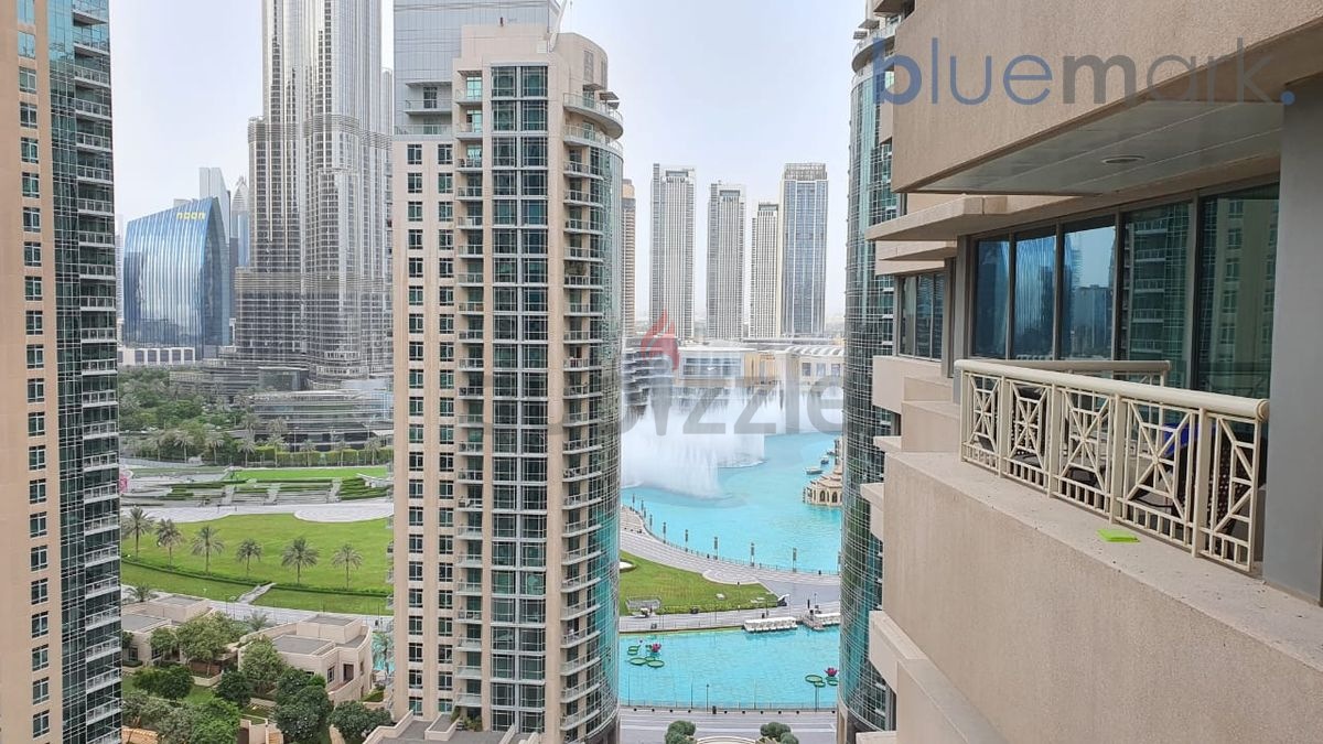 Direct Burj/fountain View | Higher Floor | Spacious 1 Bed Apt. For Rent