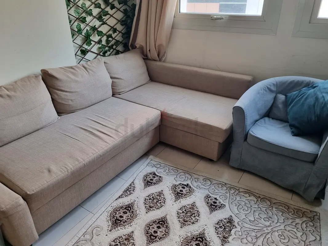 IKEA Sofa Bed L Shape with storage