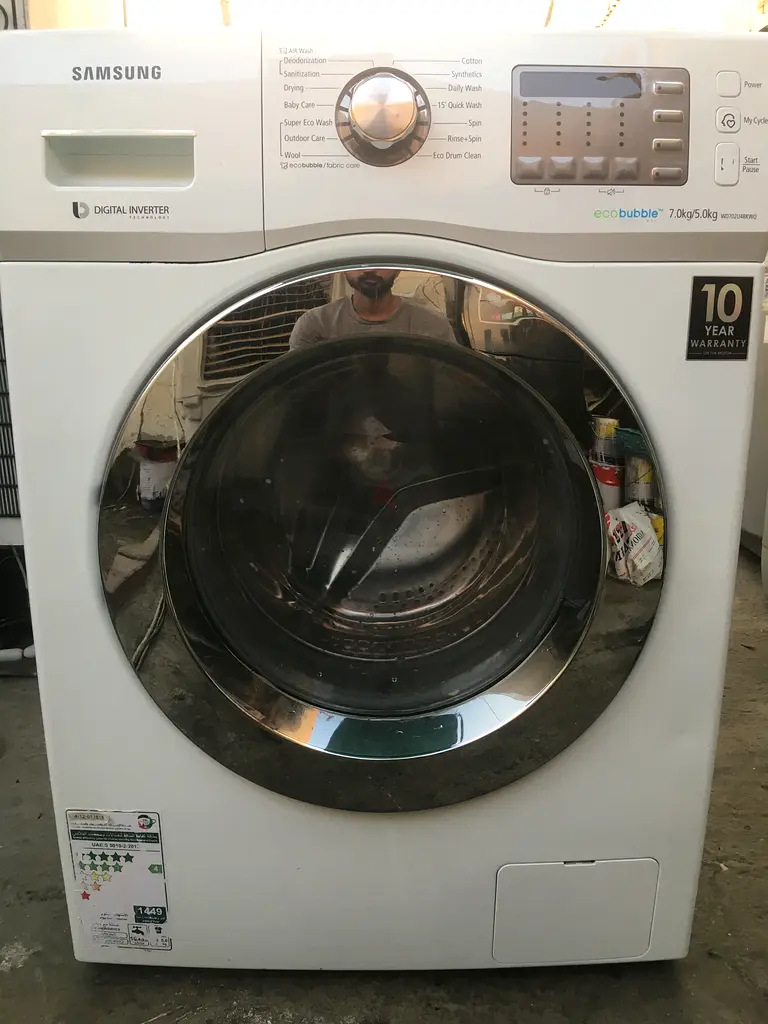 Samsung washing machine front door