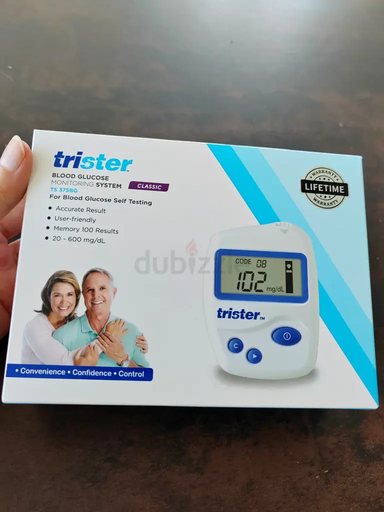 Blood Glucose Monitoring System TRISTER BRAND NEW + Strips