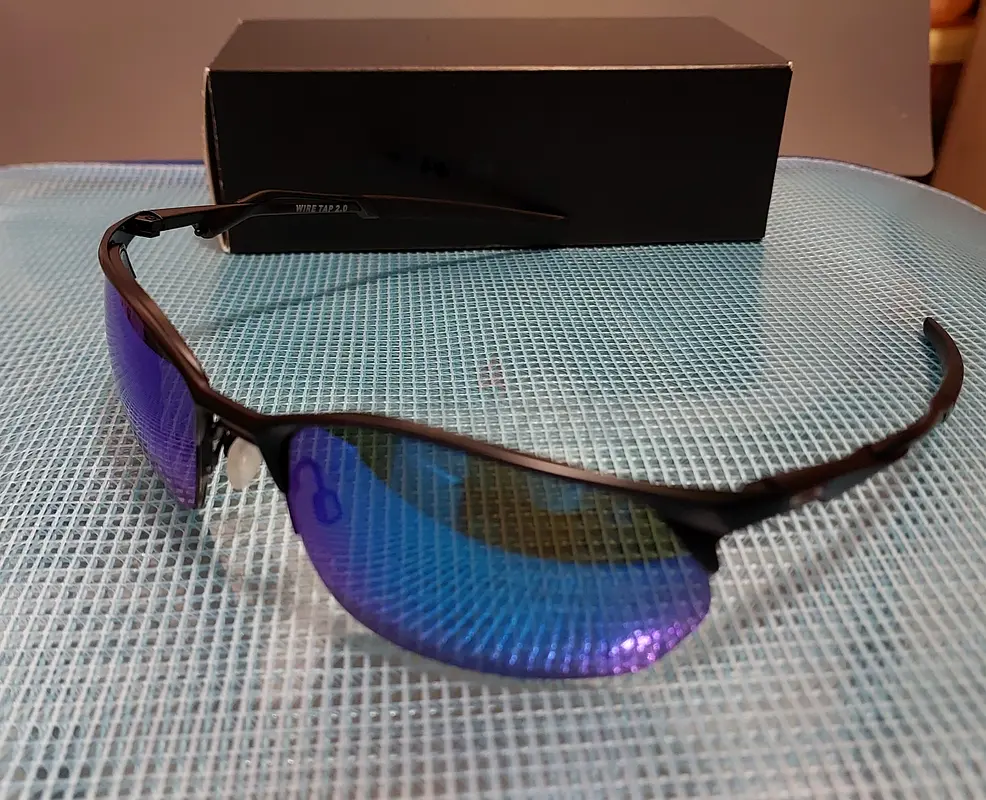 OAKLEY WIRETAP 2.0 SATIN BLACK PRIZM SAPHIRE