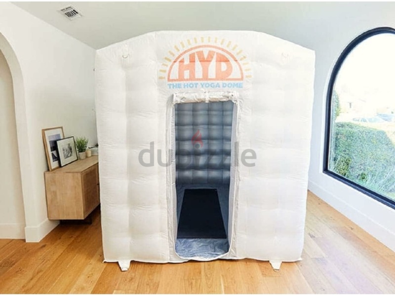 The Hot Yoga Dome - Portable, Lightweight Easy Set Up Inflatable Hot Yoga  Dome Home Yoga Studio, Yog
