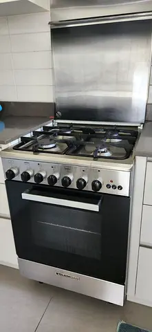 Glemgas 4 Burners Gas Cooker AL6611GI/FS ‎Sliver FREE DELIVERY +WARRENTY