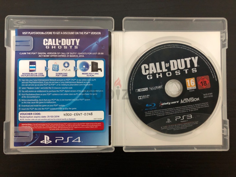 PLAYSTATION 4 - CALL OF DUTY: GHOSTS DISC