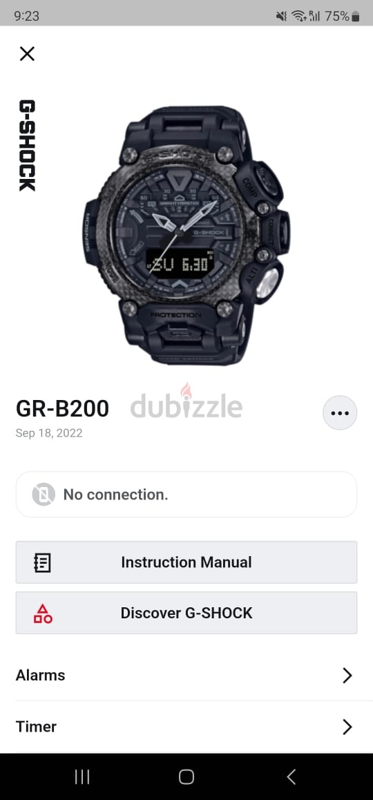 G shock clearance gravity master manual