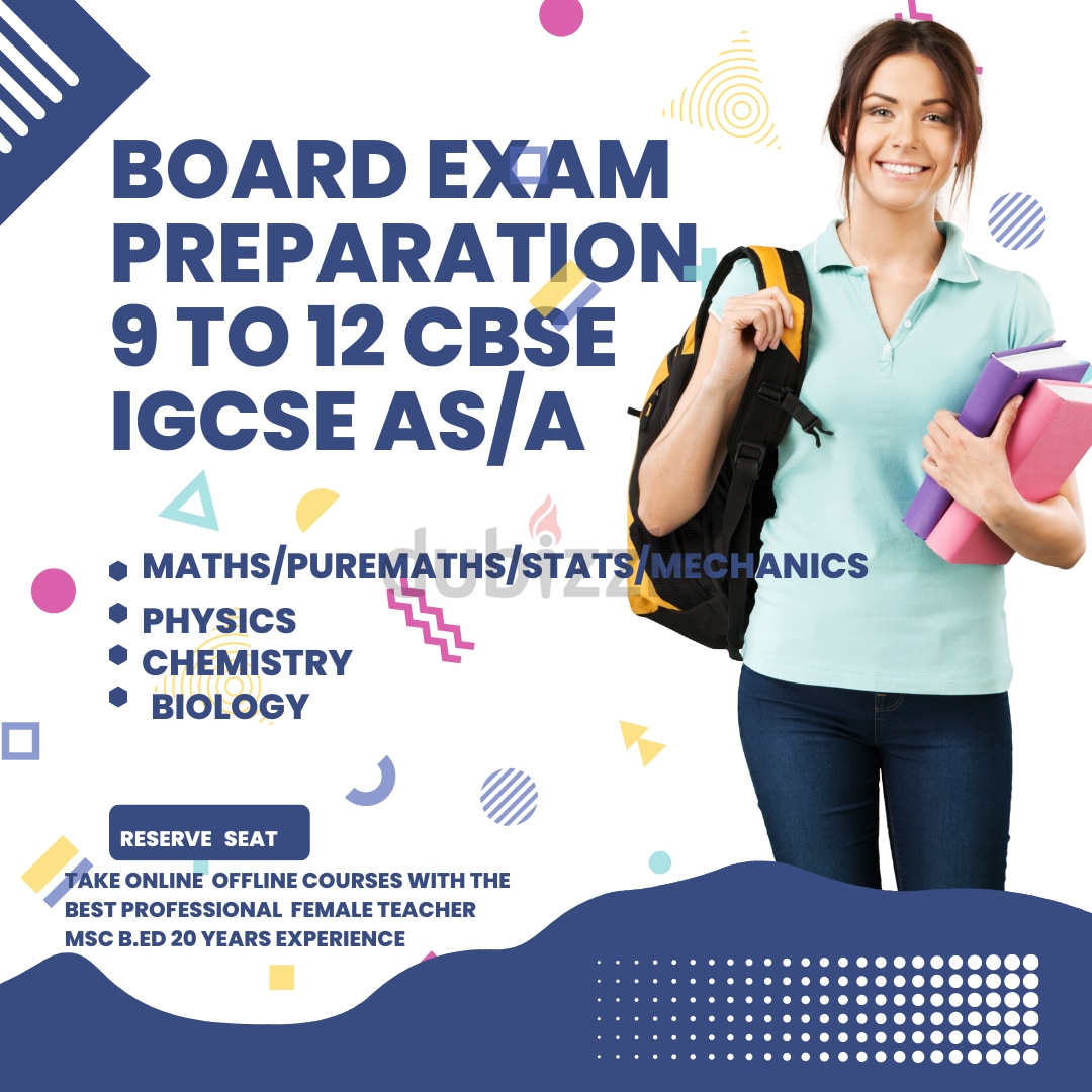 Board Exam Preparation Igcse/gcse/edxcel O/A LEVEL M/P/C/B | Dubizzle