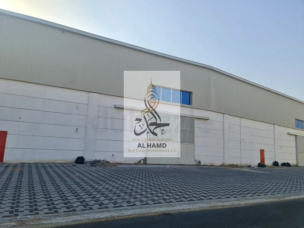 For Rent New Sana Ayana A New Factory In Umm Al Quwain Large Area Big Size 35000 Sqft