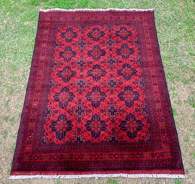 150 x 200 cm | New Handmade Fine Afghan Khal Mohammadi Carpet